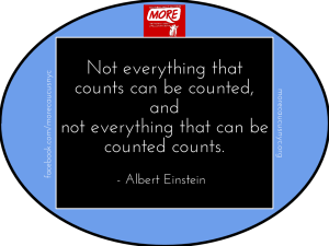 alt="Not everything that counts can be counted Einstein"